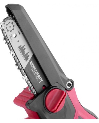 Píla Worcraft CHS-S20LiBPM ShareSYS, 20V Li-Ion, ručná, mini reťazová, bezuhlíková, lišta 15 cm, SET v kufri