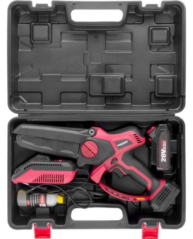 Píla Worcraft CHS-S20LiBPM ShareSYS, 20V Li-Ion, ručná, mini reťazová, bezuhlíková, lišta 15 cm, SET v kufri