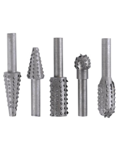 Rašpľa Strend Pro RR0731, sada 5 dielna, rotačné, so stopkou