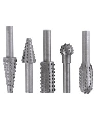 Rašpľa Strend Pro RR0731, sada 5 dielna, rotačné, so stopkou