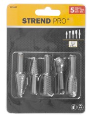 Rašpľa Strend Pro RR0731, sada 5 dielna, rotačné, so stopkou