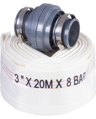 Hadica Strend Pro, prečerpávacia, výtlačná, s koncovkami, typ B, 3", 20 m