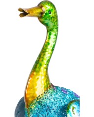 Dekorácia MagicHome Mecco, Kačka, plech, farebná, 27,5x15x47,5 cm