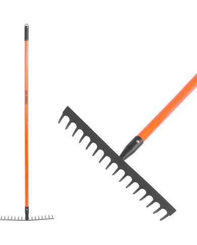 Hrable záhradné Strend Pro, 16 zubé, sklolaminátová násada, 1500 mm