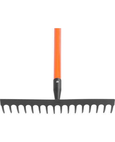 Hrable záhradné Strend Pro, 16 zubé, sklolaminátová násada, 1500 mm