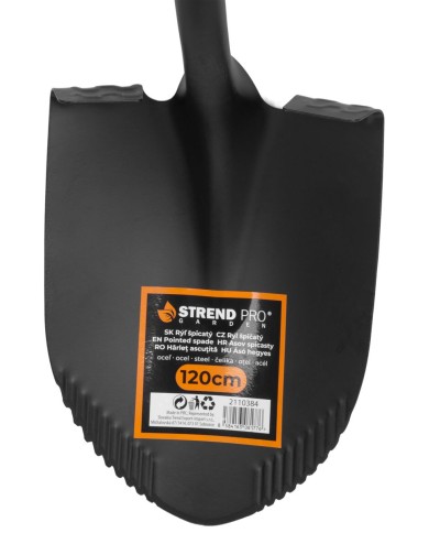 Rýľ Strend Pro Premium, špicatý, so sklolaminátovou násadou D 1230 mm