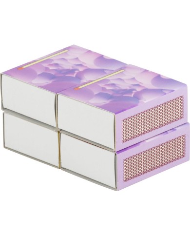 Zápalky KM, bezpečnostné, 55 mm, 100 ks/bal, bal. 4 ks