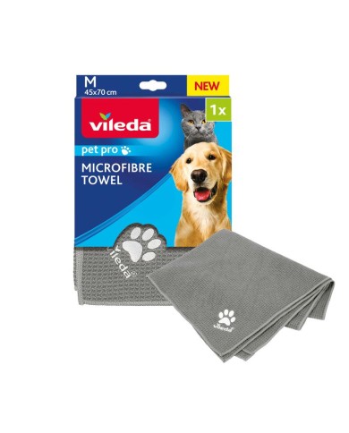 Uterák Vileda Pet Pro, mikrovlákno, na osušenie domácich miláčikov, 45x70 cm