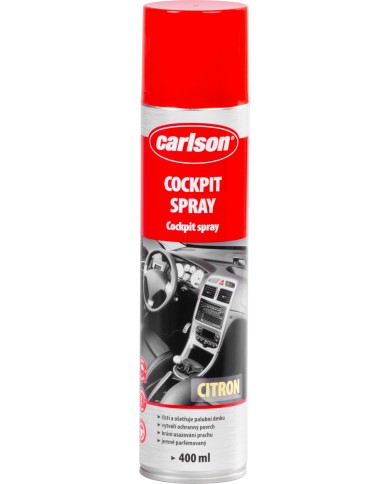 Čistič palubnej dosky carlson, aerosól, citrón, na auto, 400 ml