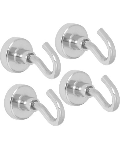 Magnet Strend Pro, extra silný, s vešiakom, 16 mm, max.6 kg, bal. 4 ks