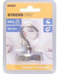 Magnet Strend Pro, extra silný, s vešiakom, 48 mm, max. 68 kg