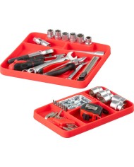 Nádoba Strend Pro, na skrutky, magnetická, silikónová, do autodielní, 272x240x25 mm