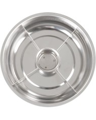 Miska Strend Pro, nádoba, na skrutky, magnetická, 4 priehradky, nerez, 148x25 mm