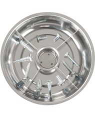 Miska Strend Pro, nádoba, na skrutky, magnetická, 4 priehradky, nerez, 148x25 mm