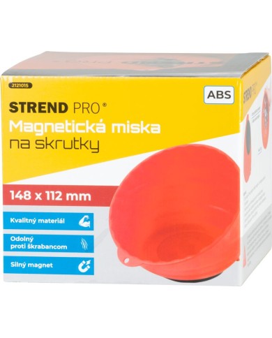 Miska Strend Pro, nádoba, na skrutky, magnetická, plast, 148x112 mm