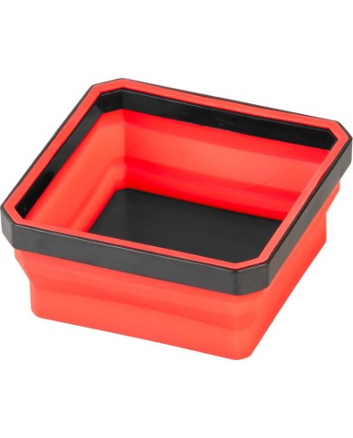 Miska Strend Pro, nádoba, na skrutky, magnetická, skladacia, silikónová, 115x115 mm