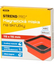 Miska Strend Pro, nádoba, na skrutky, magnetická, skladacia, silikónová, 115x115 mm