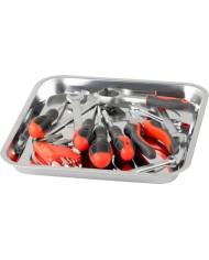 Miska Strend Pro, nádoba, na skrutky, magnetická, štvorcová, nerez, 270x292 mm