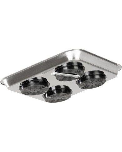 Miska Strend Pro, nádoba, na skrutky, magnetická, štvorcová, nerez, 270x292 mm