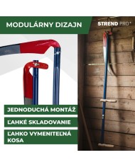 Kosa EURO 70 cm, kovaná + kovové kosisko, na trávu