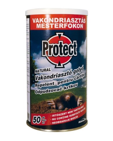 Odpudzovač krtov PROTECT NATURAL, 50 ks guličiek