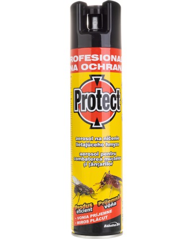 Sprej PROTECT, aerosol, na ničenie lietajúceho hmyzu, 400 ml