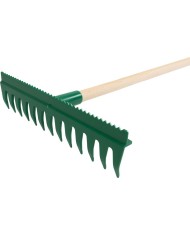 Hrable vyrovnávacie R140, 13 zubé, plastové, s urovnávacou hranou, 160 cm násada