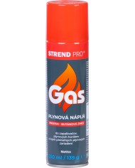 Plyn Strend Pro, Propán-Bután, kartuš 139 g, 250 ml, na plnenie, do zapaľovačov