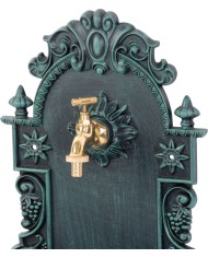 Umývadlo Gardens LT-DC019, záhradné, zelené, 370x190x610 mm