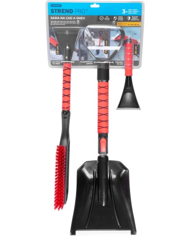 Sada Strend Pro Premium, na auto, na ľad a sneh, teleskop. lopata, škrabka, metlička