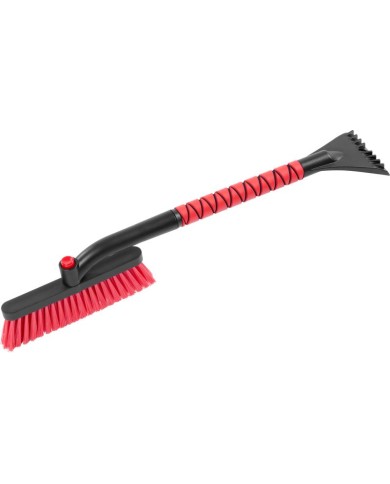 Metlička Strend Pro Premium, na auto, na ľad a sneh, so škrabkou, Alu, 65 cm