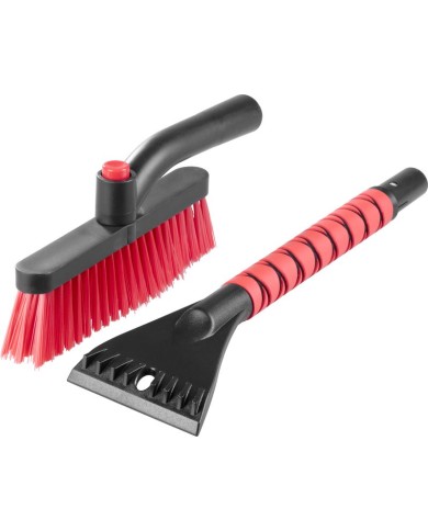 Metlička Strend Pro Premium, na auto, na ľad a sneh, so škrabkou, Alu, 65 cm