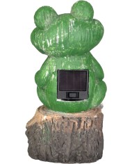 Dekorácia Strend Pro Garden, žaba, solárna, 2xLED, 9,5x9x19 cm