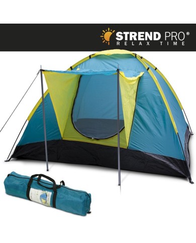 Stan Strend Pro, turistický, pre 3-4 osoby, tyrkysový, 205x205x120 cm