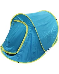 Stan Strend Pro, rozkladací, plážový, modro-žltý, 220x120x95 cm