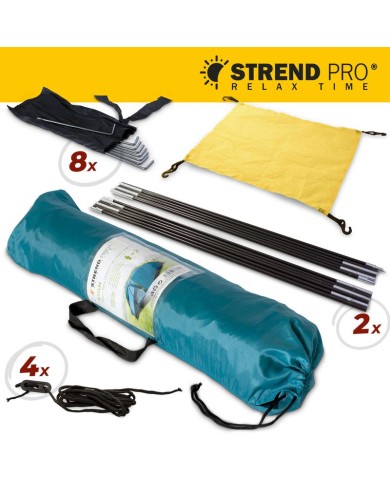 Stan Strend Pro, turistický, pre 2 osoby, zelený, 205x150x100 cm