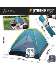 Stan Strend Pro, turistický, pre 2 osoby, zelený, 205x150x100 cm