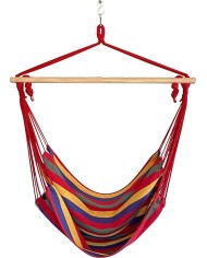 Kreslo CARNER, hojdacie, záhradné, bavlna, max. 150 kg, 100x50 cm