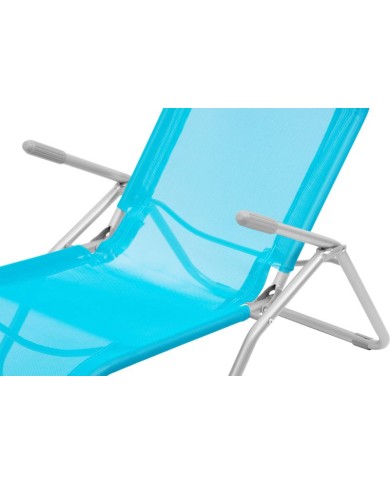 Lehátko JAMAICA, modré, 140x60x95 cm