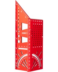 Uholník Strend Pro Premium, stolársky, ALU pokosový, 150 mm, 30°-45°-60°-90°