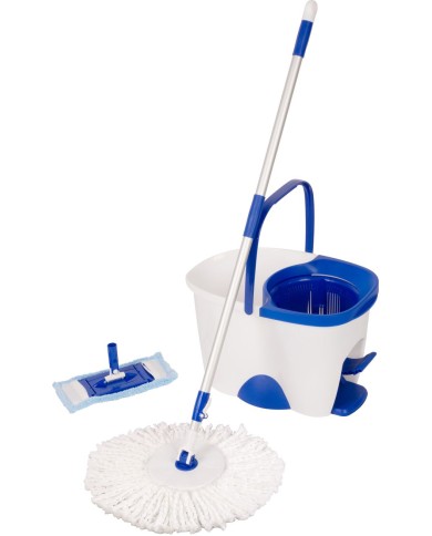 Súprava upratovacia Neco TORNADO Spin Mop, rotačný mop na podlahy + vedro 18 lit., Microfibre, PP, ABS