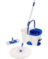 Súprava upratovacia Neco TORNADO Spin Mop, rotačný mop na podlahy + vedro 18 lit., Microfibre, PP, ABS