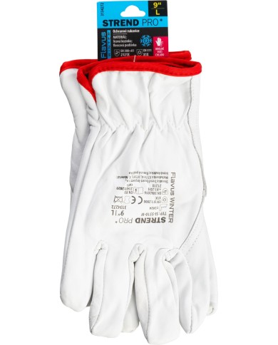 Rukavice Strend Pro Flavus Winter, zimné, ochranné, zateplené, celokožené, veľkosť 09/L, blister