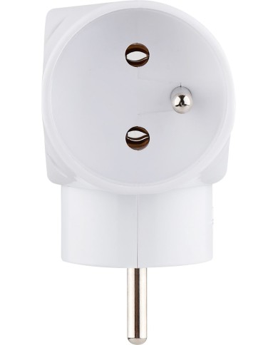 Zásuvka Strend Pro, rozbočovacia, biela, 2x 16 A + 1x 2,5 A