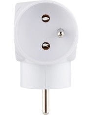 Zásuvka Strend Pro, rozbočovacia, biela, 2x 16 A + 1x 2,5 A