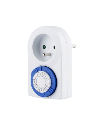 Časovač Strend Pro, mechanická spínacia zásuvka, 220-240 V, max. 3500 W