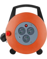 Kábel Strend Pro, predlžovací, L-10 m, 3x 16 A, na bubne, USB C