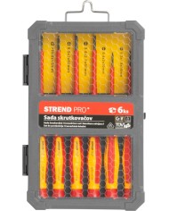 Sada skrutkovačov Strend Pro, VDE 6 dielna, ploché + Phillips, elektrikárske