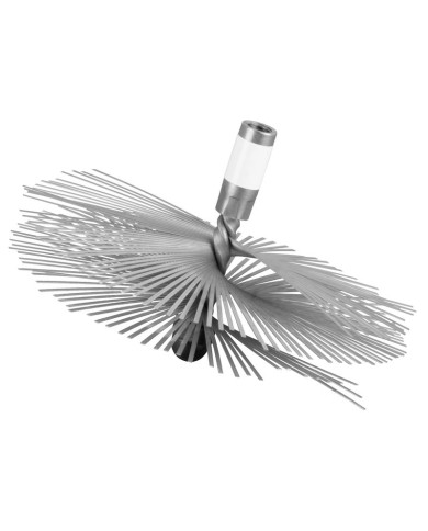 Kefa KOVO.B ComRourST 150 mm, INOX, štosákový, komínová kefa na čistenie komína, na komín