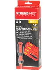 Sada skrutkovačov Strend Pro, VDE 8 dielna, ploché + Phillips, elektrikárske